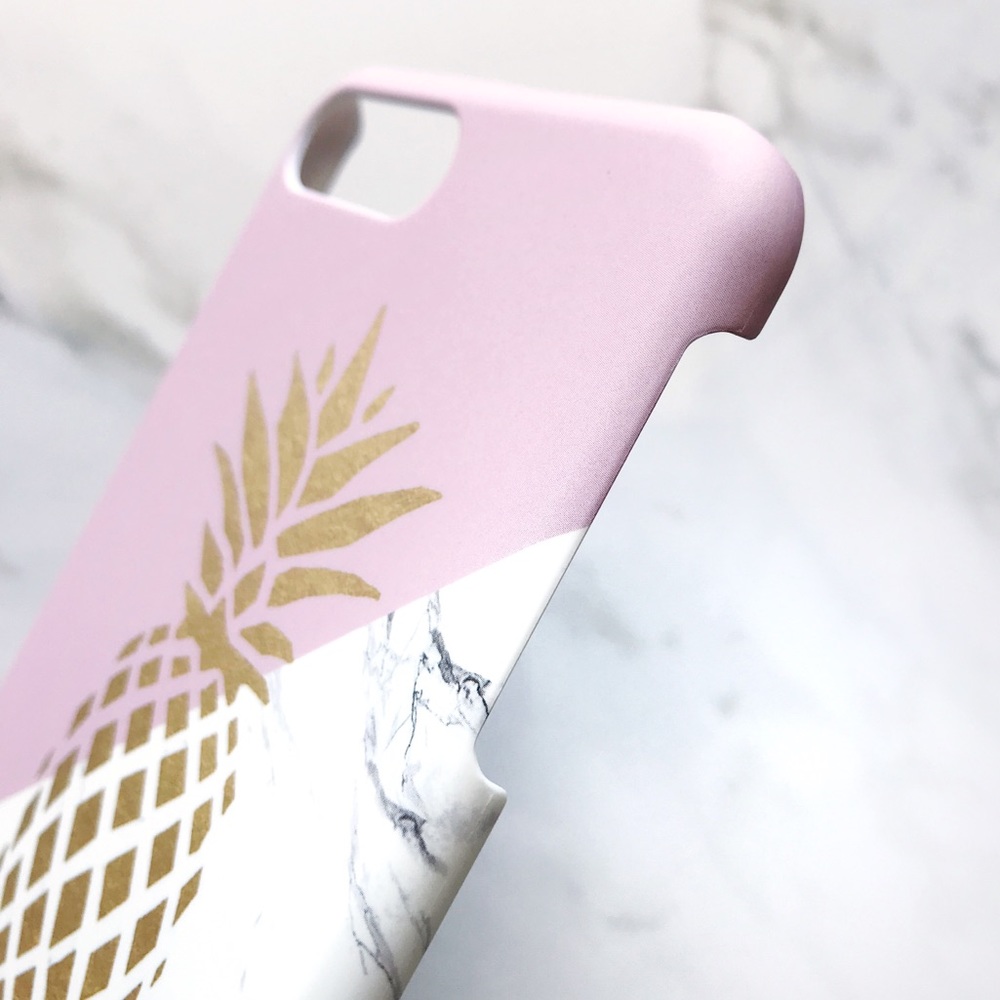 iPhone 7 Plus/8 Plus Pineapple Marble Hard Case - Picture 2 of 3